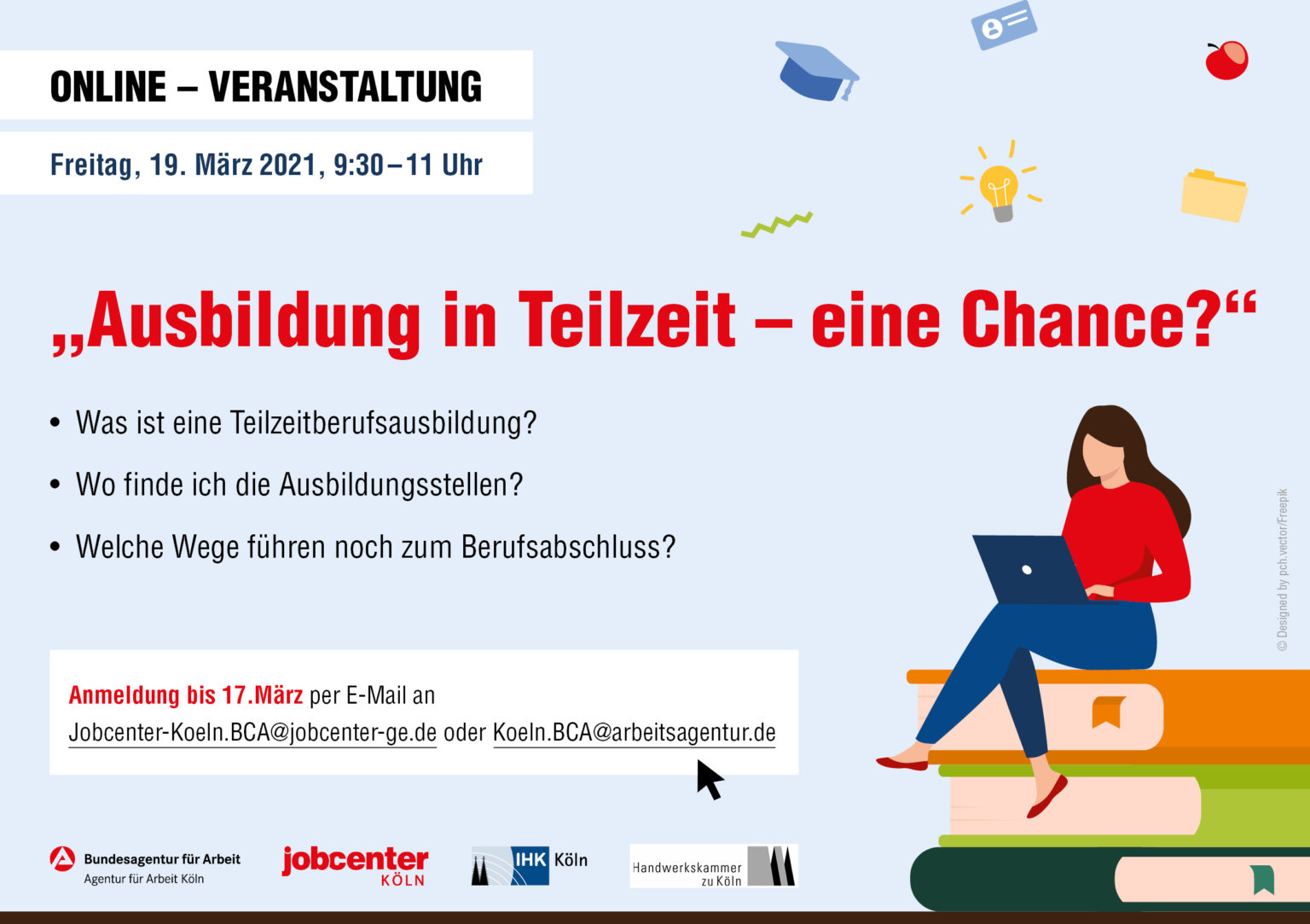 Online-Veranstaltung: Ausbildung In Teilzeit - Jobcenter Köln